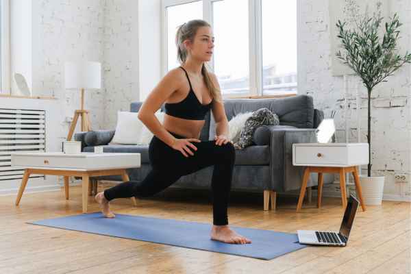 Woman exercising confidently after femiwand treatment Buckingham